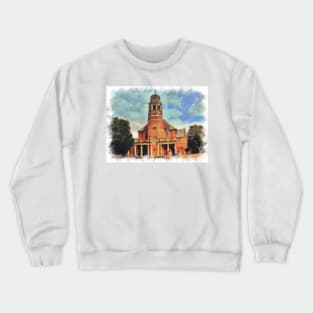 Temple Speech Rooms, Rugby Crewneck Sweatshirt